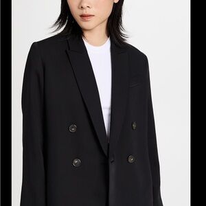 Madewell The Rosedale Black Blazer size 14 perfect for fall and layering